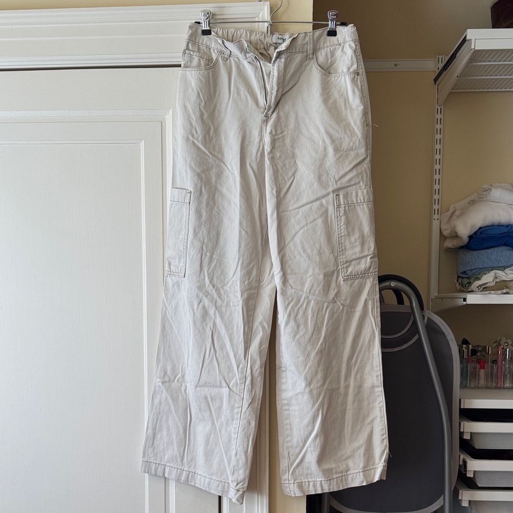 Kensie Men's Cream Cargo Pants